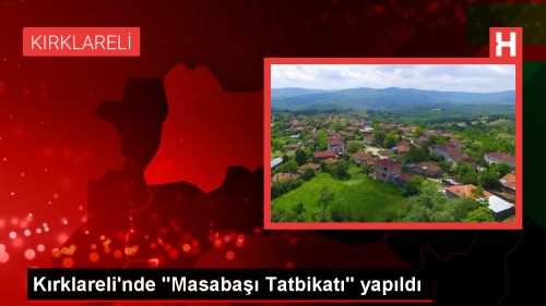 K�rklareli'nde Masaba�� Tatbikat� Ger�ekle�tirildi
