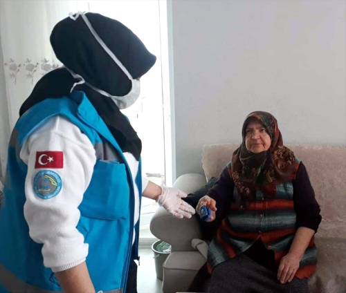 Krehir'de salk ekipleri, Hollanda'dan gelen elektronik posta zerine yal ifte evlerinde...