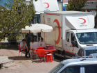 Kızılay Tokat'ta kan bağışı topluyor