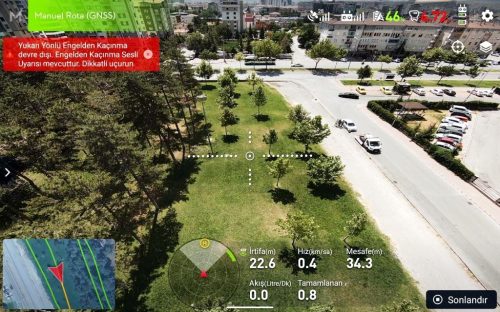 Kocasinan Belediyesi, Drone ile Geni Kapsaml lalama Yapyor