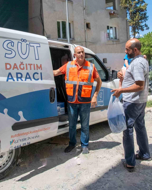 Kuadas Belediyesi, ocuklara st destei projesiyle salkl beslenmeyi destekliyor