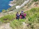 Ku�adas�'nda �a�k�nl�k veren olay: Ka�t�, yama�tan yuvarland�, tekrar ka�t��� hastaneye getirildi