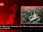 Kuzey Marmara Otoyolu'nda TIR ve kamyonet �arp��t�: 2 yaral�