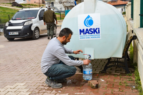 Malatya'da Deprem Sonras Musluk Suyu ilebilir Hale Geldi