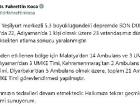 Malatya'da meydana gelen depremde 23 ki�i yaraland�