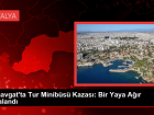 Manavgat'ta Tur Minib�s� Kazas�: Bir Yaya A��r Yaraland�