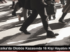 Meksika'da otob�s kazas�nda 16 ki�i hayat�n� kaybetti