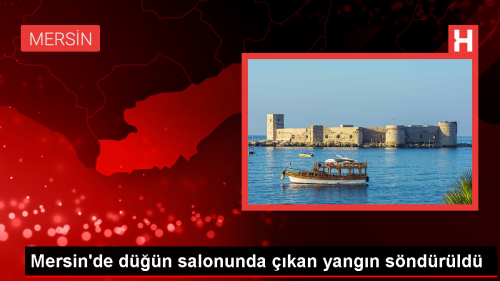 Mersin'de dn salonunda kan yangn sndrld