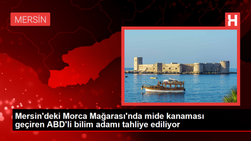 Mersin'deki Morca Maaras'nda mide kanamas geiren ABD'li bilim adam tahliye ediliyor