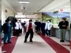 Merzifon'da 2 kad�n korona vir�s� yenerek alk��larla taburcu oldu