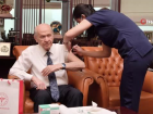 MHP Genel Ba�kan� Devlet Bah�eli Turkovac a��s� oldu