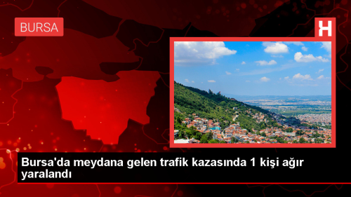 Mudanya'da motosiklet ve panelvan arpt: Bir kii ar yaraland
