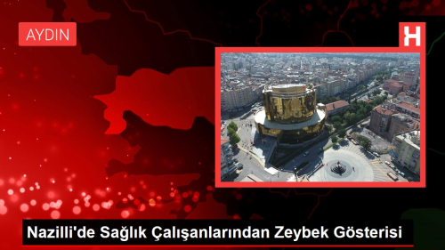Nazilli'de Salk alanlarndan Zeybek Gsterisi