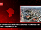 Ni�de �mer Halisdemir �niversitesi Hastanesinde Tatbikat Ger�ekle�tirildi