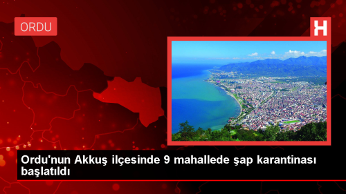 Ordu'nun Akku ilesinde ap hastal nedeniyle hayvan hareketlerine kstlama getirildi