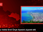 Ordu Valisi �nye'de Ziyaretlerde Bulundu