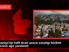 Osmaniye'de hafif ticari arac�n �arpt��� bisiklet s�r�c�s� a��r yaraland�