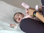 �zbekistanl� minik Mufliha ve ailesinin y�z� Eski�ehir'de g�ld�