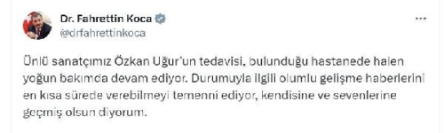 zkan Uur youn bakmda tedavi gryor