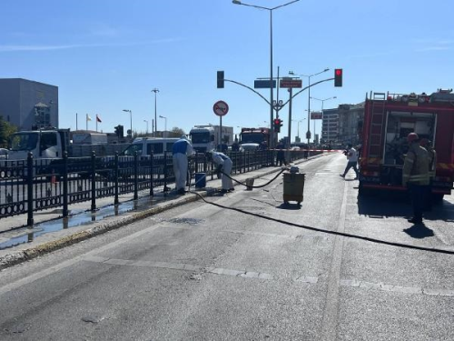 Pendik'te kimyasal alarm -1