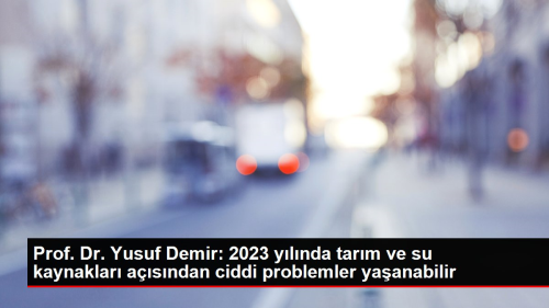 Prof. Dr. Demir : Ar scaklk tarm ve su kaynaklarnda problem yaratabilir