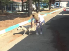 Protez patili 'Benek' y�r�meye ba�lad�