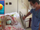 Safra kesesi i�in doktora gitti, karn�ndan 15 kiloluk t�m�r ��kt�