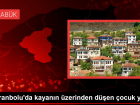 Safranbolu'da Kayadan D��en �ocuk Yaraland�