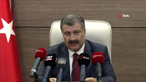 Salk Bakan Fahrettin Koca: 