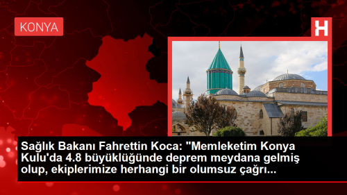 Salk Bakan Fahrettin Koca: 