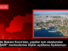 Sa�l�k Bakan� Fahrettin Koca, YA�AM projesini Antalya'da ba�latt�