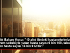 Sa�l�k Bakan� Koca, deprem b�lgelerindeki sa�l�k hizmetlerine ili�kin son durumu payla�t� A��klamas�