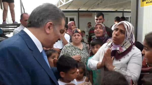 Sa�l�k Bakan� Koca, Hatay'daki Devlet Hastaneleri �n�aatlar�n� �nceledi