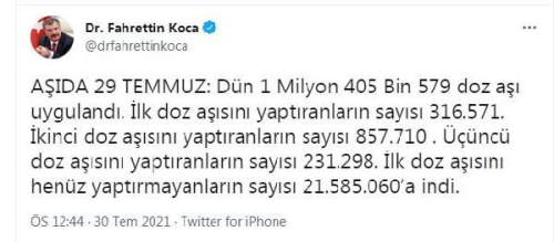 Salk Bakan Koca: 