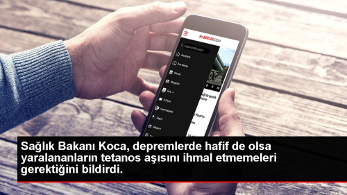 Salk Bakan Koca, Kahramanmara'ta aklamada bulundu Aklamas