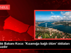 Sa�l�k Bakan� Koca: 'K�zam��a ba�l� �l�m' iddialar� as�ls�zd�r