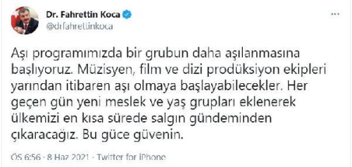 Salk Bakan Koca: 