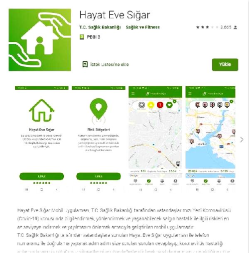 Salk Bakanl'ndan, 'Hayat eve sar mobil uygulamas'