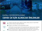 Sa�l�k Bakanl���ndan kapal� ofis ve i� yerleri i�in Kovid-19 uyar�lar�