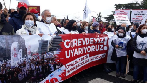Salk alanlar bugn lke apnda grevde: Alk ve yoksulluk snrnn altnda alyoruz