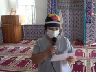 Sağlık personeli camiye girerek hoparlörden aşı anonsu yaptı
