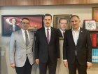 Sa�l�k-Sen Ba�kan� Durmu�'tan TBMM Sa�l�k Komisyonu �yesi Esgin'e ziyaret
