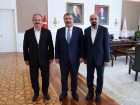 Sağlık-Sen Genel Başkanı Fahrettin Koca'yı ziyaret etti