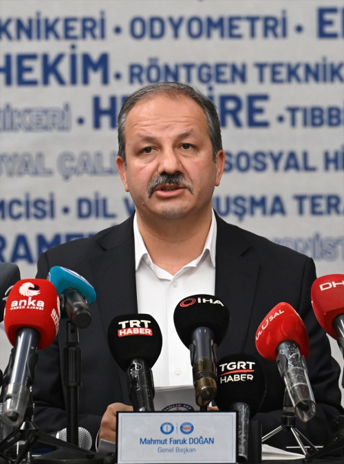 Salk-Sen Genel Bakan Mahmut Faruk Doan, salk alanlar iin taleplerini aklad