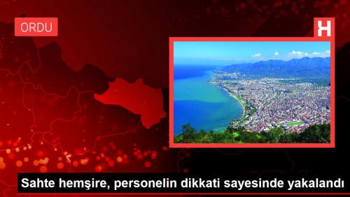 Sahte hemire, personelin dikkati sayesinde yakaland