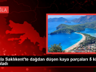Sakl�kent Milli Park�'nda Kaya Par�alar� D��t�: 5 Yaral�