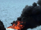 Samandağ'da Sürat Teknesi Alev Aldı, Teknedekiler Kurtarıldı