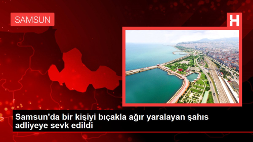 Samsun'da bir kiiyi bakla ar yaralayan ahs adliyeye sevk edildi