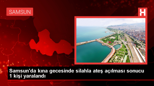 Samsun'da kna gecesinde silahl saldr: 1 yaral