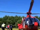 Samsun'da trafik kazas�nda yaralanan 90 ya��ndaki vatanda�a ambulans helikopter yard�m�